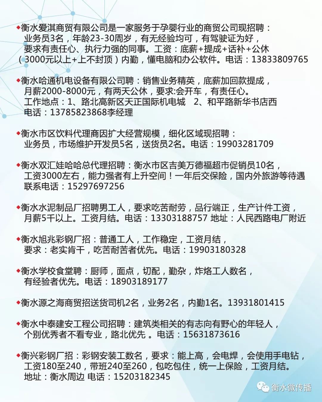 衡水最新招聘信息匯總，求職全流程指南
